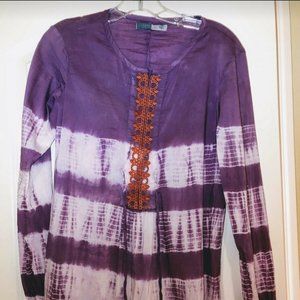 Athleta tie dyed beach cover up